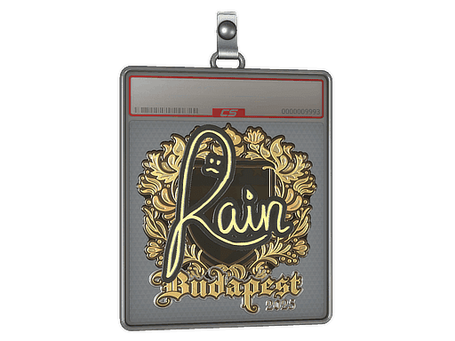 rain (Gold) CS2 Sticker