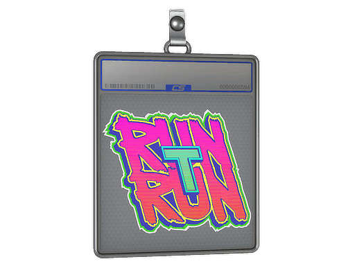 Run T, Run CS2 Sticker