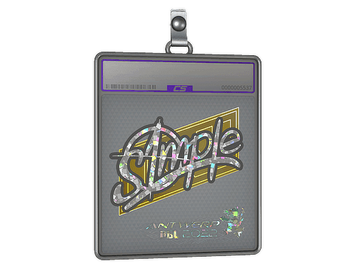 s1mple (Glitter) CS2 Sticker