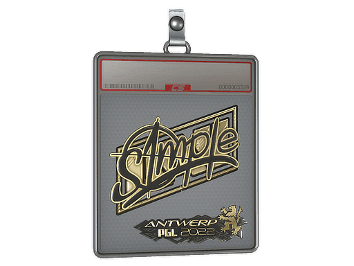 s1mple (Gold) CS2 Sticker