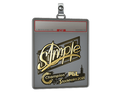 s1mple (Gold) CS2 Sticker