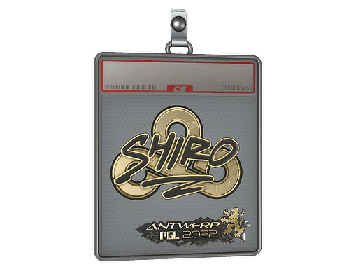 sh1ro (Gold) CS2 Sticker