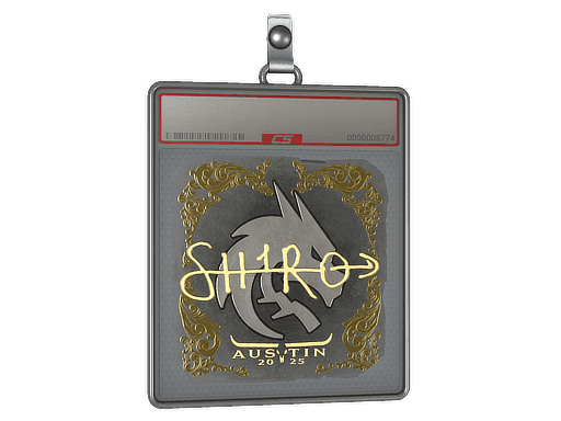sh1ro (Gold) CS2 Sticker