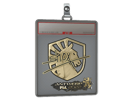 shox (Gold) CS2 Sticker