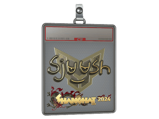 sjuush (Gold) CS2 Sticker