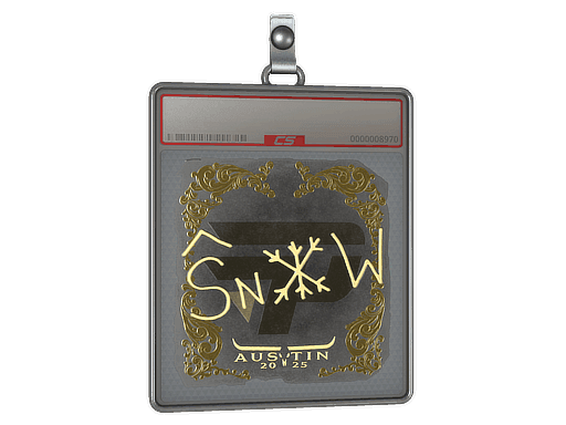 snow (Gold) CS2 Sticker