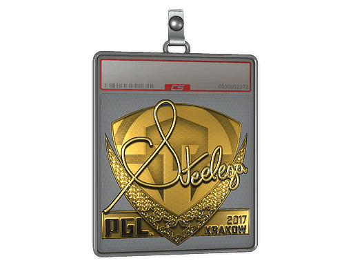 steel (Gold) CS2 Sticker