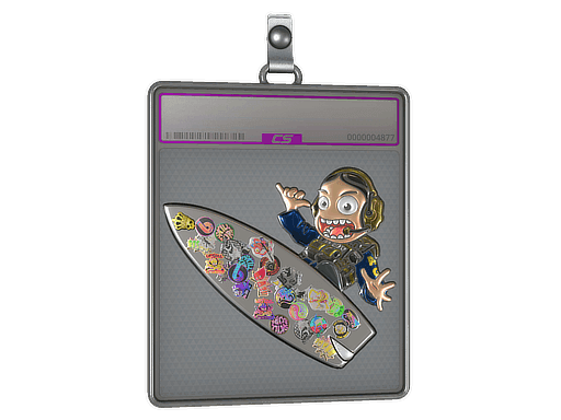 Sticker Bomb Surf Ava (Foil) CS2 Sticker