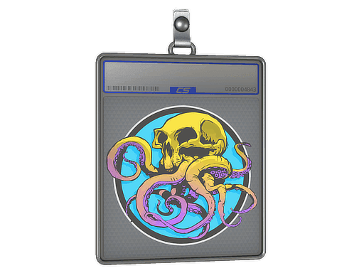 Sunset Ocean Tentaskull CS2 Sticker