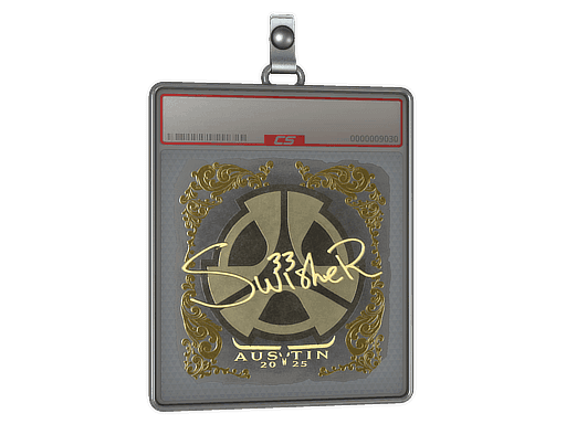 Swisher (Gold) CS2 Sticker
