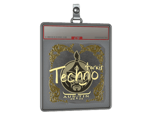 Techno4K (Gold) CS2 Sticker