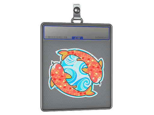 Twin Koi CS2 Sticker