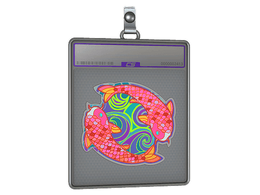 Twin Koi (Holo) CS2 Sticker