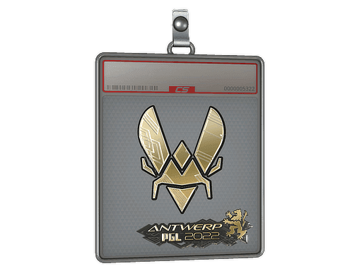 Vitality (Gold) CS2 Sticker