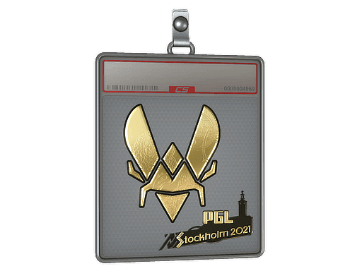 Vitality (Gold) CS2 Sticker