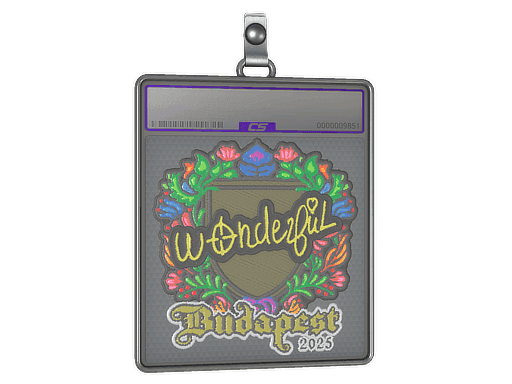 w0nderful (Embroidered) CS2 Sticker
