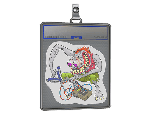 White Bombster CS2 Sticker