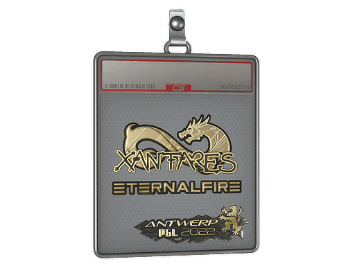 XANTARES (Gold) CS2 Sticker