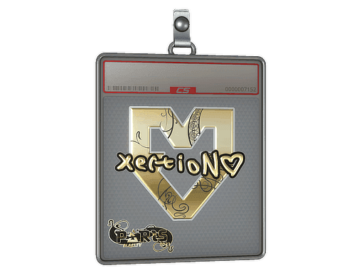 xertioN (Gold) CS2 Sticker