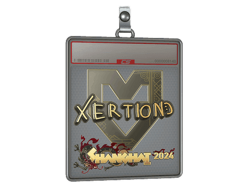 xertioN (Gold) CS2 Sticker
