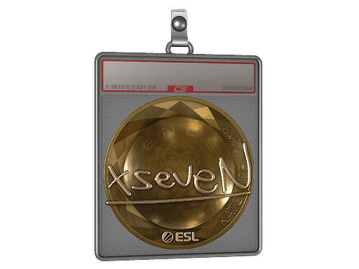 xseveN (Gold) CS2 Sticker