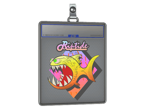 Yellow Jaggyfish CS2 Sticker