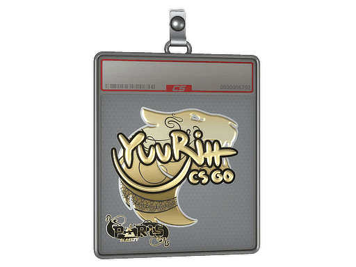 yuurih (Gold) CS2 Sticker