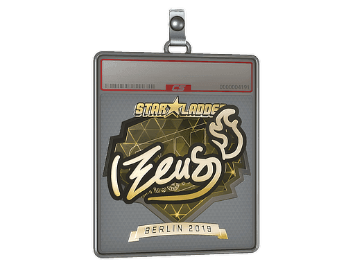 Zeus (Gold) CS2 Sticker