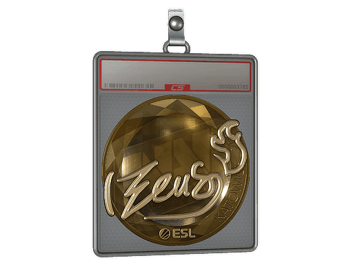Zeus (Gold) CS2 Sticker