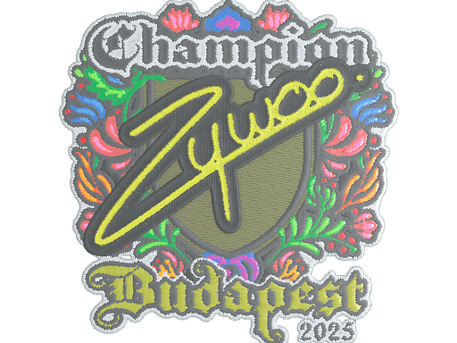 ZywOo (Embroidered, Champion) CS2 Sticker