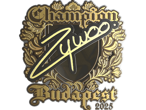 ZywOo (Gold, Champion) CS2 Sticker