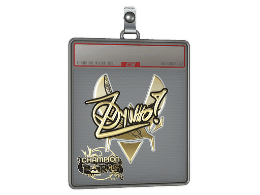 ZywOo (Gold, Champion) CS2 Sticker