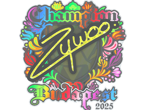 ZywOo (Holo, Champion) CS2 Sticker