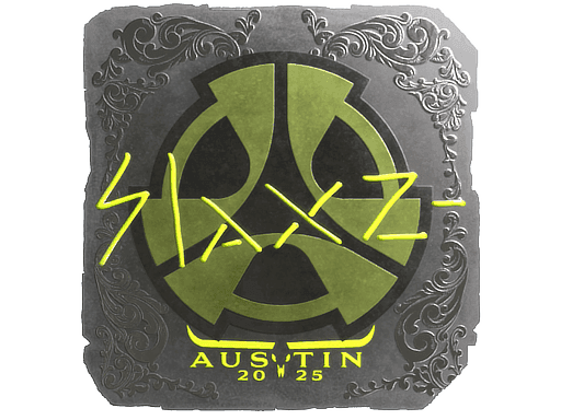 slaxz- (Foil) CS2 Sticker