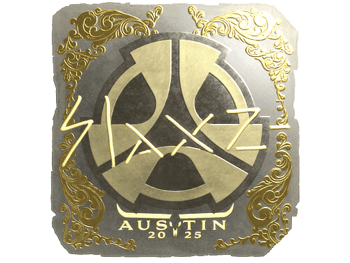 slaxz- (Gold) CS2 Sticker
