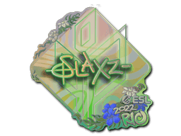 slaxz- (Holo) CS2 Sticker