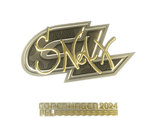 Snax (Gold) CS2 Sticker