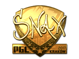 Snax (Gold) CS2 Sticker