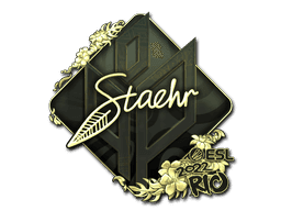 Staehr (Gold) CS2 Sticker