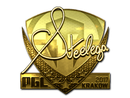 steel (Gold) CS2 Sticker
