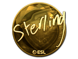 sterling (Gold) CS2 Sticker