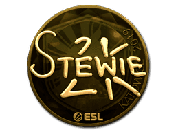 Stewie2K (Gold) CS2 Sticker
