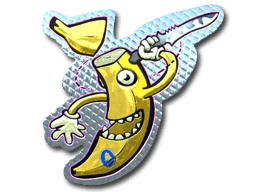 Stupid Banana (Foil) CS2 Sticker