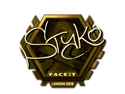 STYKO (Gold) CS2 Sticker