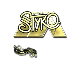 STYKO (Gold) CS2 Sticker
