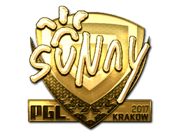 suNny (Gold) CS2 Sticker