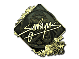 SunPayus (Gold) CS2 Sticker