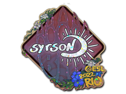 syrsoN (Glitter) CS2 Sticker