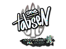 tabseN (Glitter) CS2 Sticker