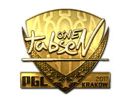 tabseN (Gold) CS2 Sticker